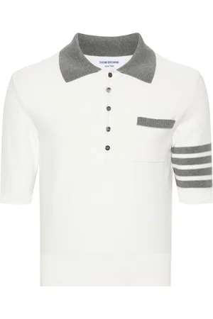 Thom Browne Polo Hector en intarsia