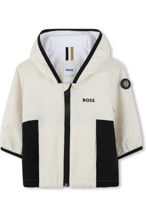HUGO BOSS Cortavientos con capucha y logo