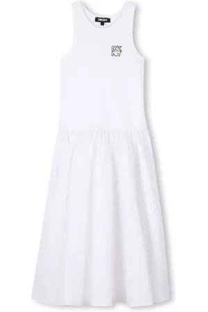 DKNY Vestido con logo estampado
