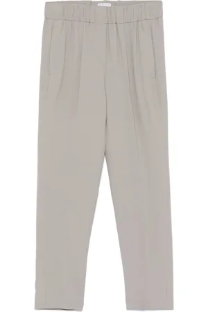 Brunello Cucinelli Pantalones con cinturilla elástica