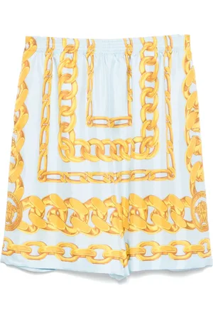 VERSACE Bermudas de seda Medusa Chains