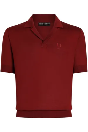 Dolce & Gabbana Polo con logo bordado