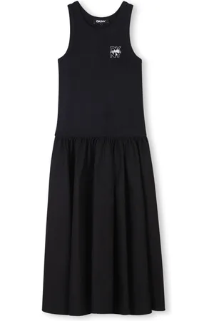 DKNY Vestido con logo estampado