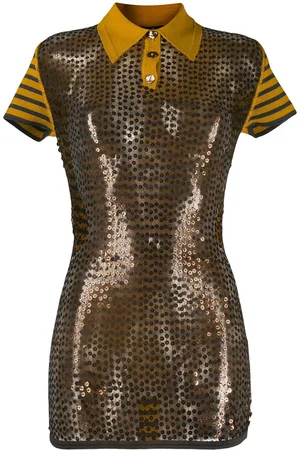 Jean Paul Gaultier Polo con lentejuelas 1990