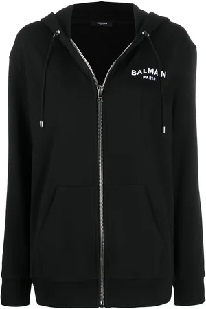 Balmain Sudadera con capucha y logo