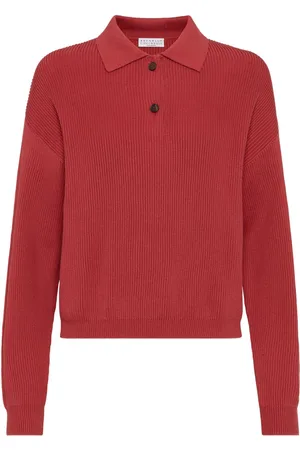Brunello Cucinelli Polo de canalé