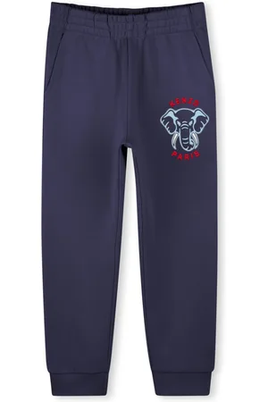 Kenzo Pantalones de chándal con logo bordado