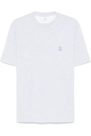 Brunello Cucinelli Camiseta con logo estampado