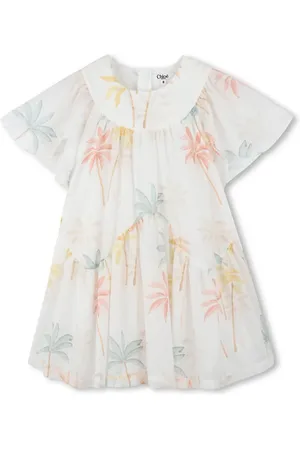 Chloé Vestido con estampado de palmeras