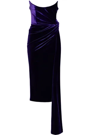ALEX PERRY Vestido midi liso