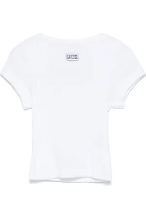 Jean Paul Gaultier Camiseta con parche del logo