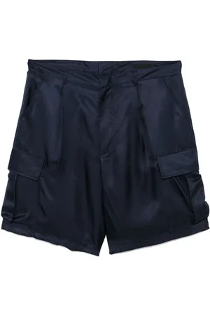 Prada Bermudas cargo de seda