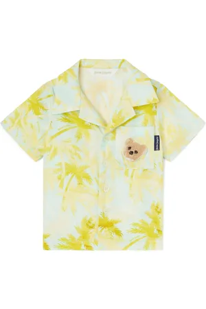 Palm Angels Camisa con palmera estampada