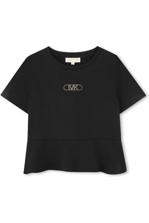 Michael Kors Camiseta con logo de strass