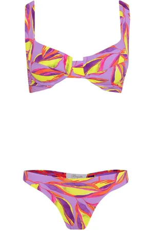 Brigitte Bikini con estampado botánico