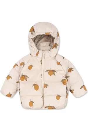 Konges Sløjd Plumífero con limón estampado