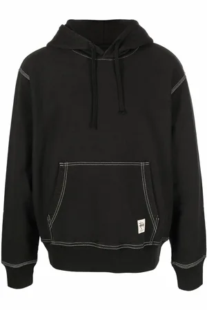 STUSSY Sudadera con capucha y costuras en contraste