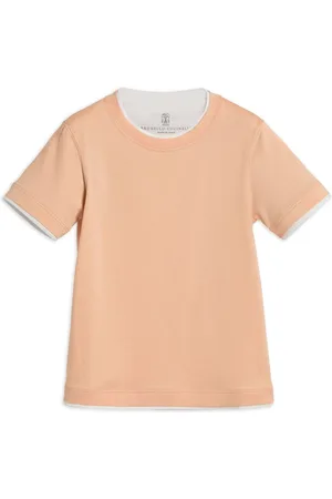 Brunello Cucinelli Camiseta con capa artificial