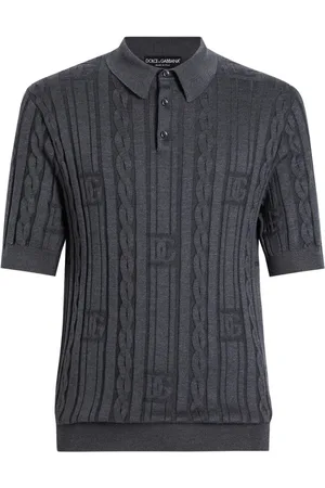 Dolce & Gabbana Polo con efecto de punto de ochos
