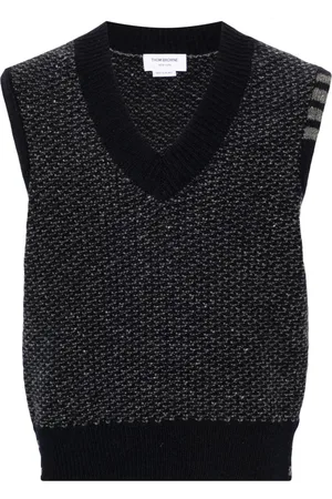 Thom Browne Chaleco texturizado con motivo 4-Bar