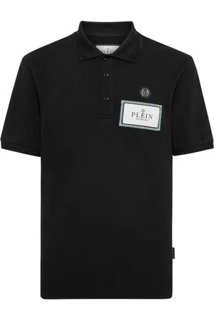 Philipp Plein Polo con etiqueta del logo