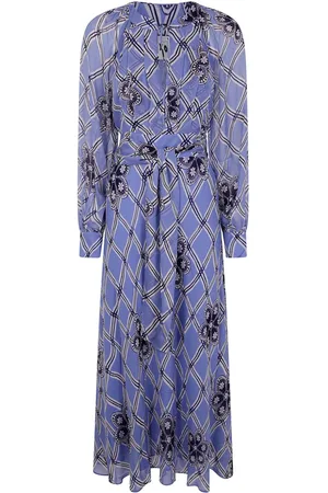 RIXO London Vestido midi con estampado floral