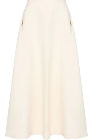 VALENTINO GARAVANI Falda midi con abertura