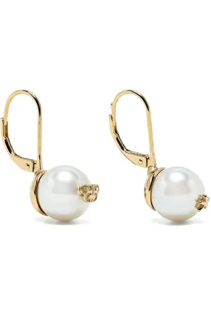 BAPY Pendientes con perla colgante