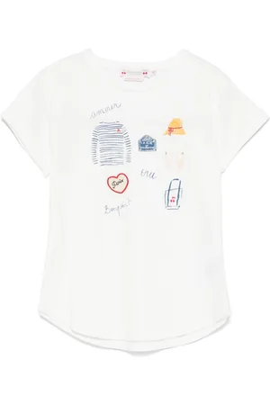 BONPOINT Camiseta con estampado gráfico