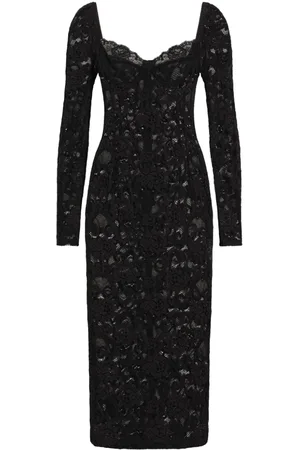 Dolce & Gabbana Vestido largo de encaje