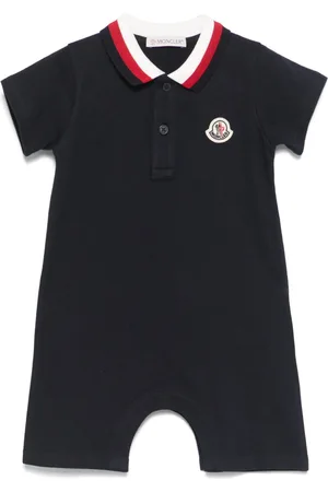 Moncler Pelele con parche del logo