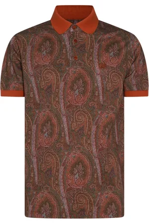 Etro Polo con estampado de cachemira