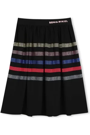 Sonia Rykiel Enfant Falda midi con motivo de rayas