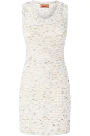 Missoni Vestido corto de punto flameado