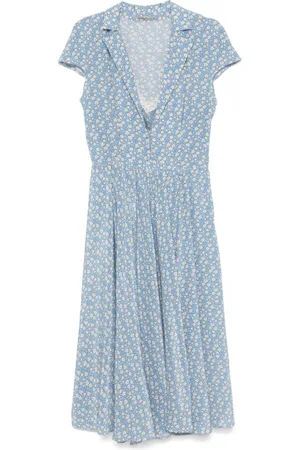 ERMANNO SCERVINO Vestido midi con motivo floral