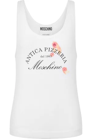Moschino Camiseta de tirantes con eslogan