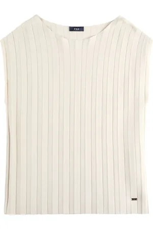 FAY Camiseta de canalé