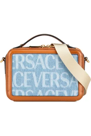 VERSACE Bolso messenger Denim Allover pequeño 2015-2020