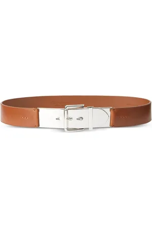 Ralph Lauren Cinturón con placa metalizada