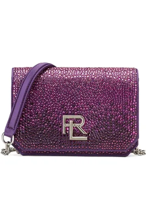 Ralph Lauren Bolso de hombro con placa del logo