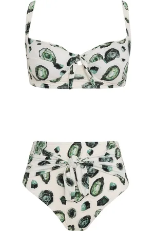 Brigitte Bikini con esmeralda estampada
