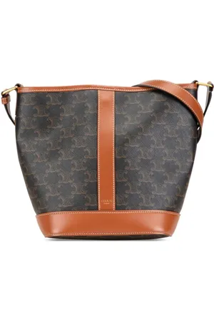 Céline Bolso bombonera Triomphe pequeña de lona revestida 2020
