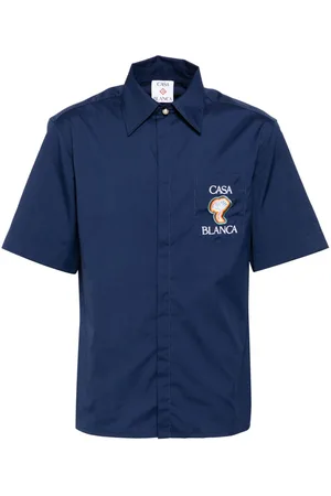 Casablanca Camisa con logo bordado