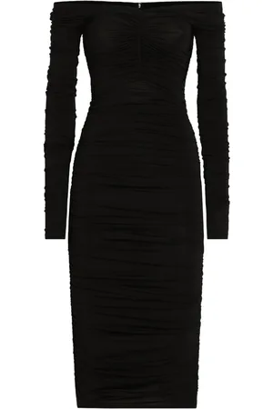 Dolce & Gabbana Vestido midi fruncido