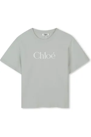 Chloé Camiseta con logo bordado