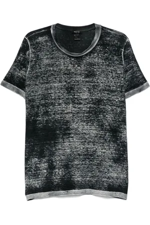 AVANT TOI Camiseta con efecto descolorido