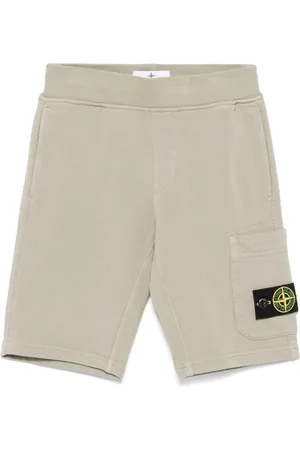 Stone Island Bermudas con distintivo Compass