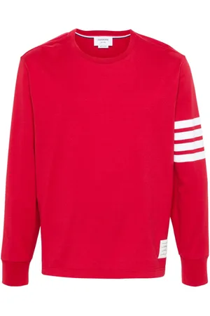 Thom Browne Camiseta con motivo 4-Bar