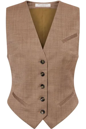 Serafini Chaleco con cuello en V