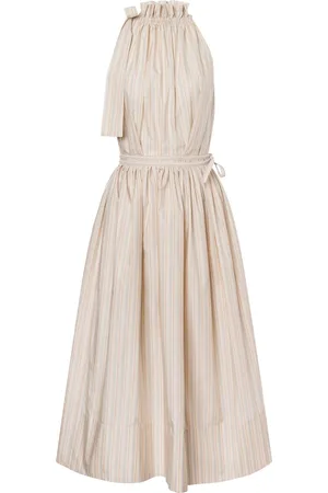 Serafini Vestido midi a rayas